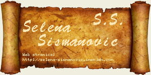 Selena Šišmanović vizit kartica